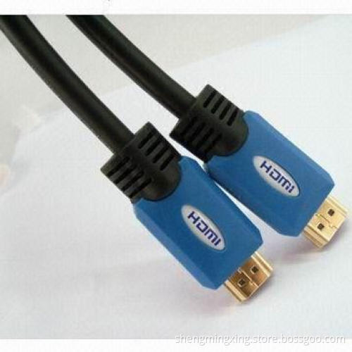DMI Cables with Gold-plated Connector and Copper Conductor, Suitable for A/V Receivers